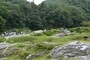 荒川沿いの岩畳の秩父赤壁