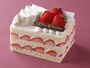クリスマスショートケーキ（8cm×12cm）　2300円（税別）
