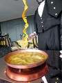 伝統の技 クレープシュゼット 実演