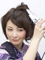 前髪以外を26mmのｱｲﾛﾝでしっかりめに巻く