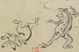 国宝 鳥獣人物戯画（甲巻）平安時代 《後期展示場面：11月5日～11月24日》（部分）