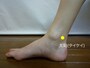 タイケイ：内くるぶしとアキレス腱の間