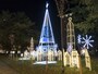 スコットランドのクリスマスを表現した運河パーク