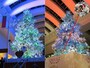 左：2014年は「ミラクル☆ツリー」が輝く、クイーンズスクエア横浜。1日6回のショータイムはお見逃しなく　右：映画のキャラクター・デビクロくんがあちこちに