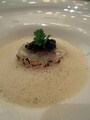 帆立貝を少し温めて ライムとバニラのアンサンブル