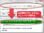 ある程度スクロールすると、描画領域の上端にバーが現れる