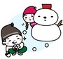 【カラー】雪合戦を楽しむ子どもたちです。