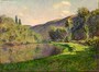 クロード・モネ《ジュフォス、夕方の印象》　　1884年　油彩・カンヴァス　59.5×81.0cm　群馬県立近代美術館（群馬県企業局寄託作品）
