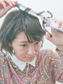 前髪もランダムに