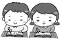 授業　学校　イラスト　白黒　かわいい