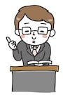 先生　学校　イラスト　カラー　かわいい