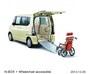 ホンダNBOX+の車椅子仕様車　スロープで車椅子ごと乗り込める