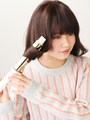 顔周りだけ外巻きに