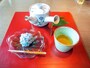 加賀棒茶と上生菓子セット＠茶房一笑