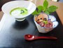 冷抹茶と白玉ぜんざいセット＠茶房一笑