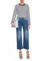 SEE BY CHLOE／WIDE-LEG MID-RISE CROPPED JEANS