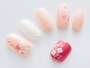 満開の桜のような指先に