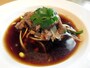 牛肉のしゃぶしゃぶ風湯引き 四川式スパイシー煮込