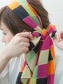 リボン結びをします