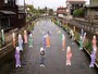5月中は鯉のぼりが泳いでいるそうだ。