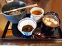 くずきり＆あずきぜんざいセット（加賀棒茶付・1,080円）