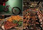 『イージー・ライダー』のキャプテンアメリカ号が展示されるなど、店内すべてがハーレー尽くし！