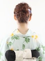 ボブの浴衣姿に！簡単アップヘア・まとめ髪アレンジ