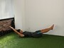 体幹トレーニングで腹筋を鍛える お腹をへこます筋トレ プランク：腰を反らない様に