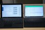 Evernoteを表示した例（左からSurface 3、Xperia Z4 Tablet）