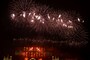 麦畑をイメージした花火