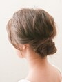 適度なほつれ感が女性らしい印象に