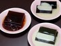 和の珈琲ゼリー＆茶の香り羹＠森八