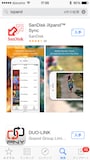 専用アプリ「SanDisk iXpand Sync」