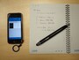 専用ペンで専用ノートに書いた内容がiPhoneに同期
