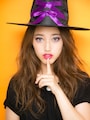 かわいい魔女メイクの完成