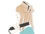 後ろ髪のストレートアイロンの使い方