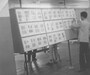 第１回全国切手展の設営