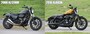 ［左］2008 XL1200R ［右］2016 XL883N