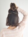 後ろにざっくりでよい