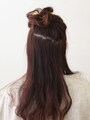ジグザグにとると仕上がりがナチュラルになる