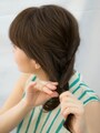 頭皮から５センチくらい離して結ぶと良い