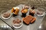 4種のデザートと4種のチョコレート