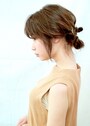 フレームピンでおだんごヘア