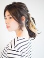 スカーフでポニーテール！無造作ポニーテールヘアアレンジのやり方