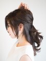 毛束を引き出します