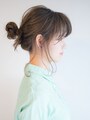 基本のおだんごヘア