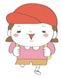 女の子　遠足　イラスト　カラー　かわいい