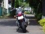 CB1100のマフラーは右側一本だし