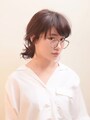 メガネに似合う髪型・サイド