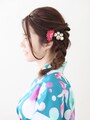 大人に似合う三つ編みアレンジ